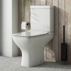 Harbour Alchemy Modern Close Coupled Toilet & Wafer Thin Soft Close Seat