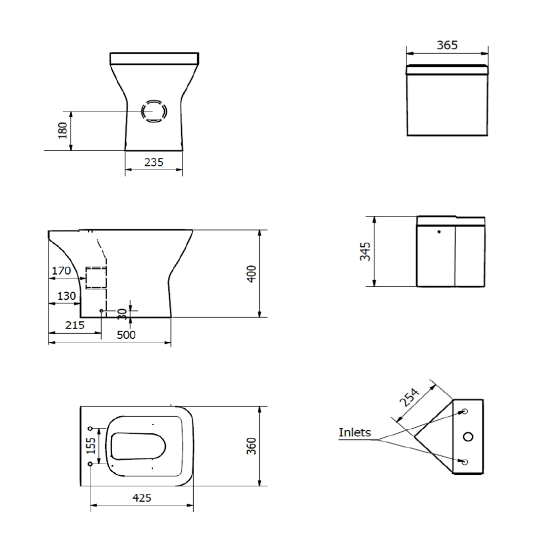 Harbour Alchemy Corner Toilet & Soft Close Seat 8 Harbour Alchemy Corner Toilet & Soft Close Seat - Image 8