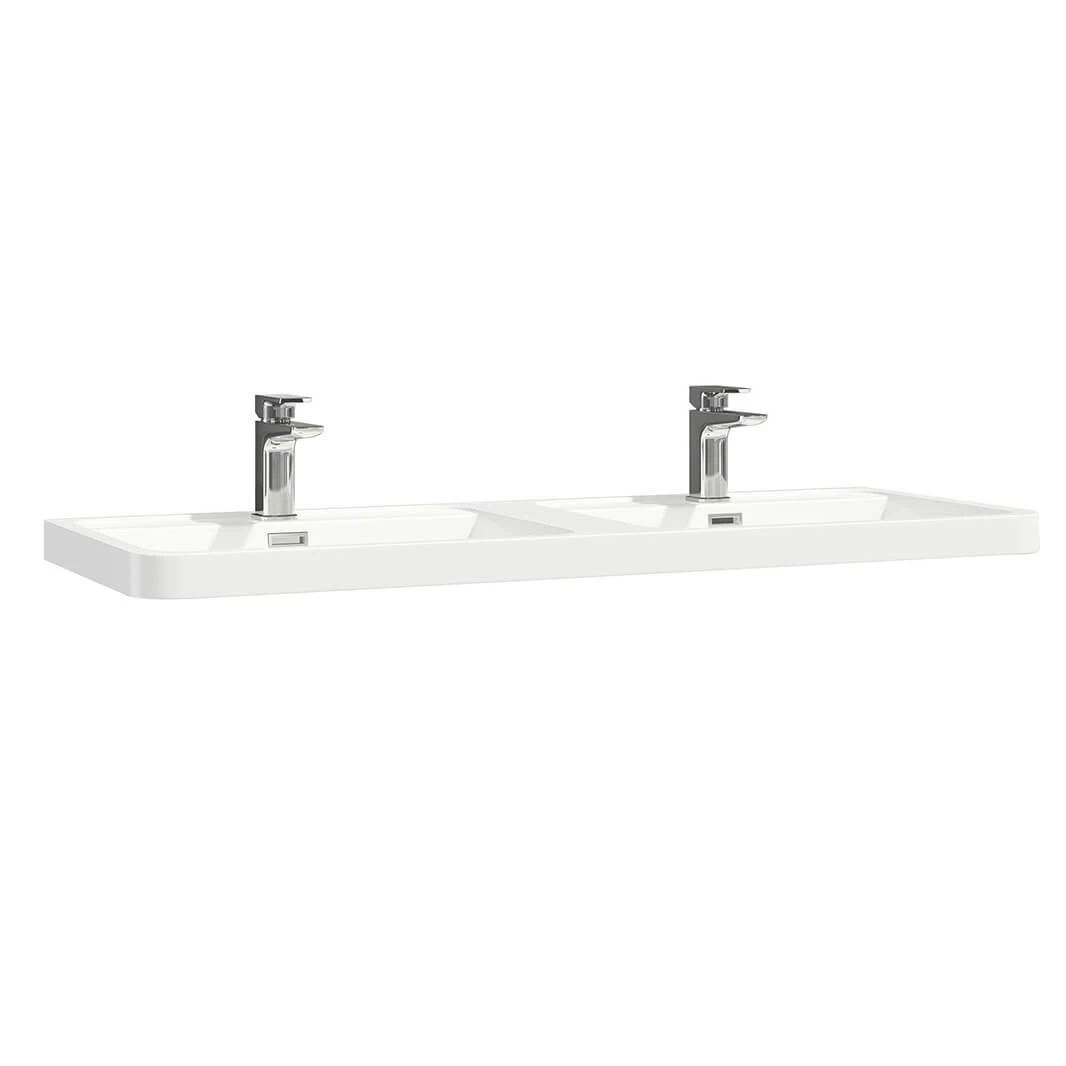 Harbour Clarity 1200mm Floorstanding Vanity Unit & Double Basin - Gloss White 5 Harbour Clarity 1200mm Floorstanding Vanity Unit & Double Basin - Gloss White - Image 5