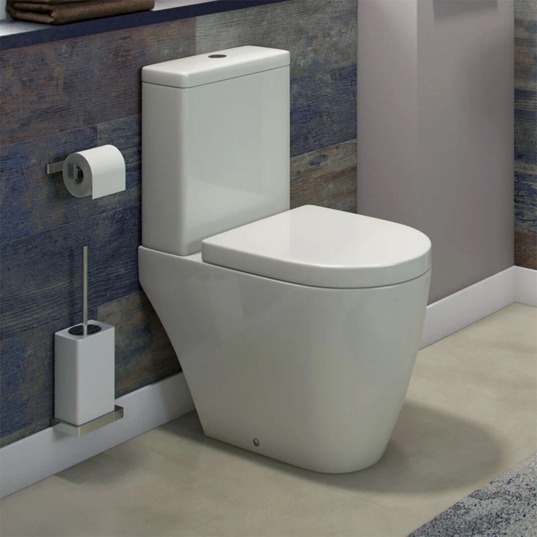 Harbour Clarity Modern Close Coupled Toilet & Soft Close Seat 3 Harbour Clarity Modern Close Coupled Toilet & Soft Close Seat - Image 3