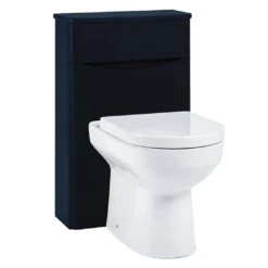 Harbour Clarity 500mm Back To Wall WC Unit - Gloss White -Vado Shop harbour clarity wc unit indigo blue cutout