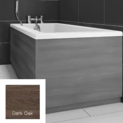 Harbour Dark Oak Vinyl Wrap Bath End Panel 6 Harbour Dark Oak Vinyl Wrap Bath End Panel -Vado Shop harbour dark oak 800 vinyl wrap bath end panel