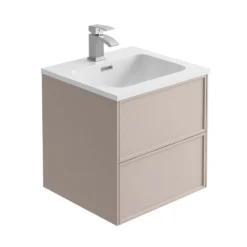 Harbour Form 500mm Wall Mounted Vanity Unit & Basin - French Grey