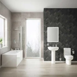 Harbour Grace Compact Close Coupled Toilet & Soft Close Seat -Vado Shop harbour grace bathroom suite set