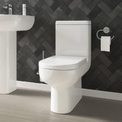 Harbour Grace Compact Close Coupled Toilet & Soft Close Seat
