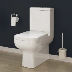Harbour Icon Modern Fully Back To Wall Toilet & Soft Close Seat