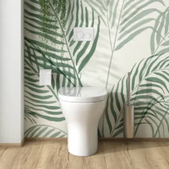 Harbour Identity Back To Wall Toilet & Soft Close Seat 10 Harbour Identity Back To Wall Toilet & Soft Close Seat -Vado Shop harbour identity back to wall toilet wrapover seat lifestyle2