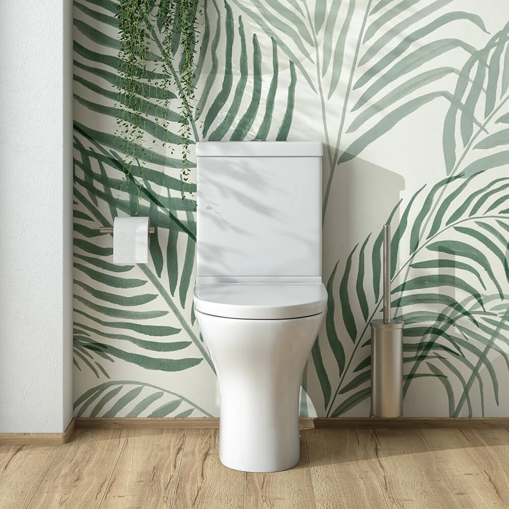 Harbour Identity Short Projection Close Coupled Toilet & Soft Close Seat 3 Harbour Identity Short Projection Close Coupled Toilet & Soft Close Seat - Image 3