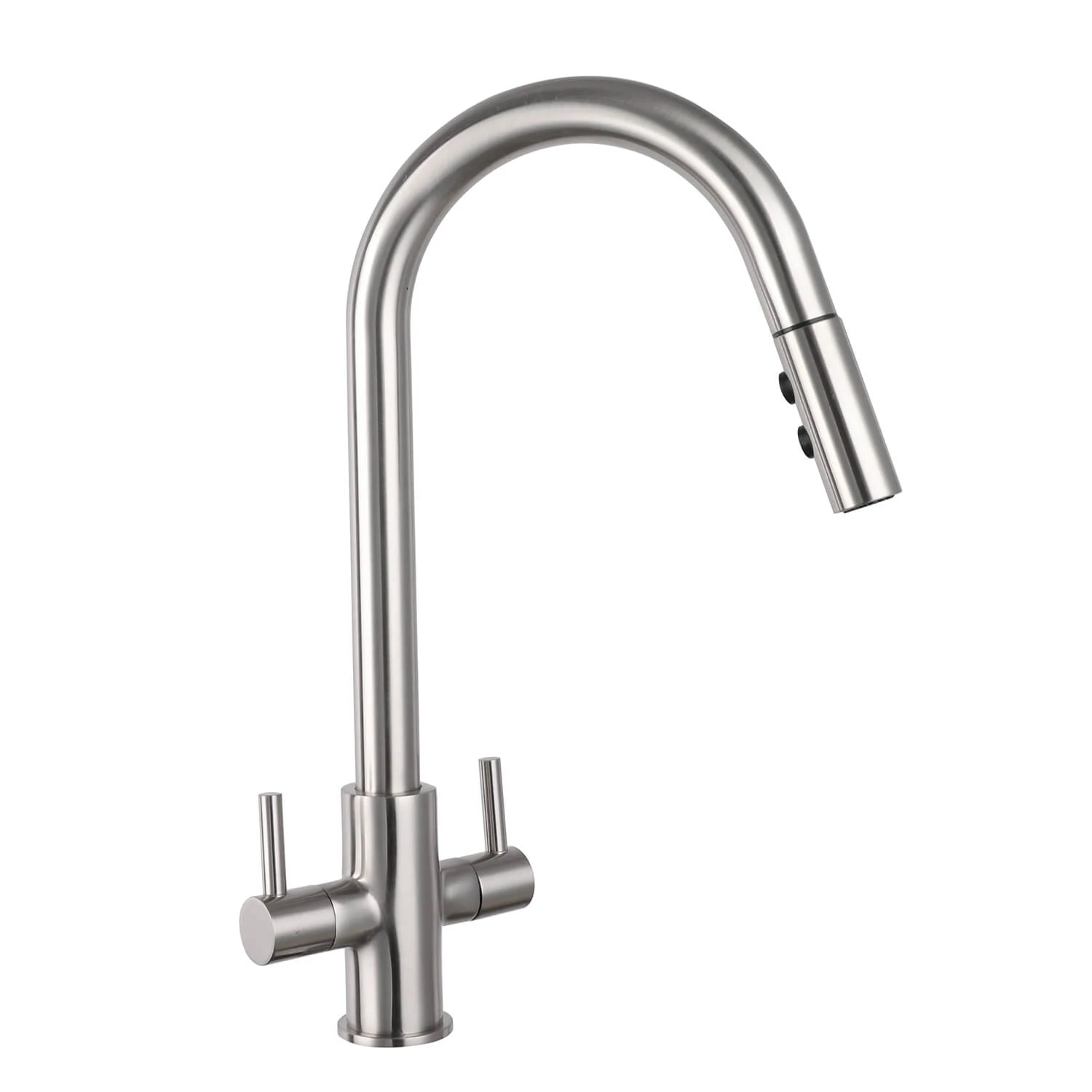 Harbour Vibe PRO Pull Out Kitchen Spray Tap - Brushed Nickel 1 Harbour Vibe PRO Pull Out Kitchen Spray Tap - Brushed Nickel