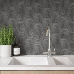 Harbour Vibe Twin Lever Mono Kitchen Mixer Tap - Polished Chrome -Vado Shop harbour vibe twin lever mono kitchen mixer cutout 2