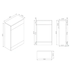 Harbour Virtue WC Unit - Matt White -Vado Shop harbour virtue wc unit tech