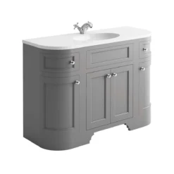 Butler & Rose Charlotte 1200mm Floorstanding Vanity Unit & Basin - Spa Grey -Vado Shop harrogate butlerrose 1200unit dovetail grey