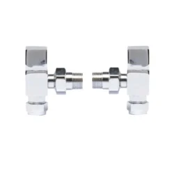 Hudson Reed Square Angled Radiator Valves