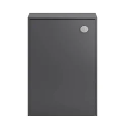 Hudson Reed Coast 505 Mm Floor Standing Back To Wall Toilet Unit - Grey Gloss