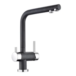Clearwater Hydra Mono Kitchen Mixer And Cold Filtered Water Tap - Chrome/Nero