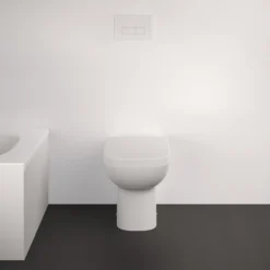 Ideal Standard I.life A Back To Wall Rimless Toilet With Soft Close Seat Without Concealed Cistern -Vado Shop ideal standard i.life a back to wall rimless toilet room set
