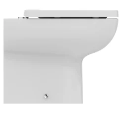 Ideal Standard I.life A Back To Wall Rimless Toilet With Soft Close Seat Without Concealed Cistern -Vado Shop ideal standard i.life a back to wall rimless toilet side