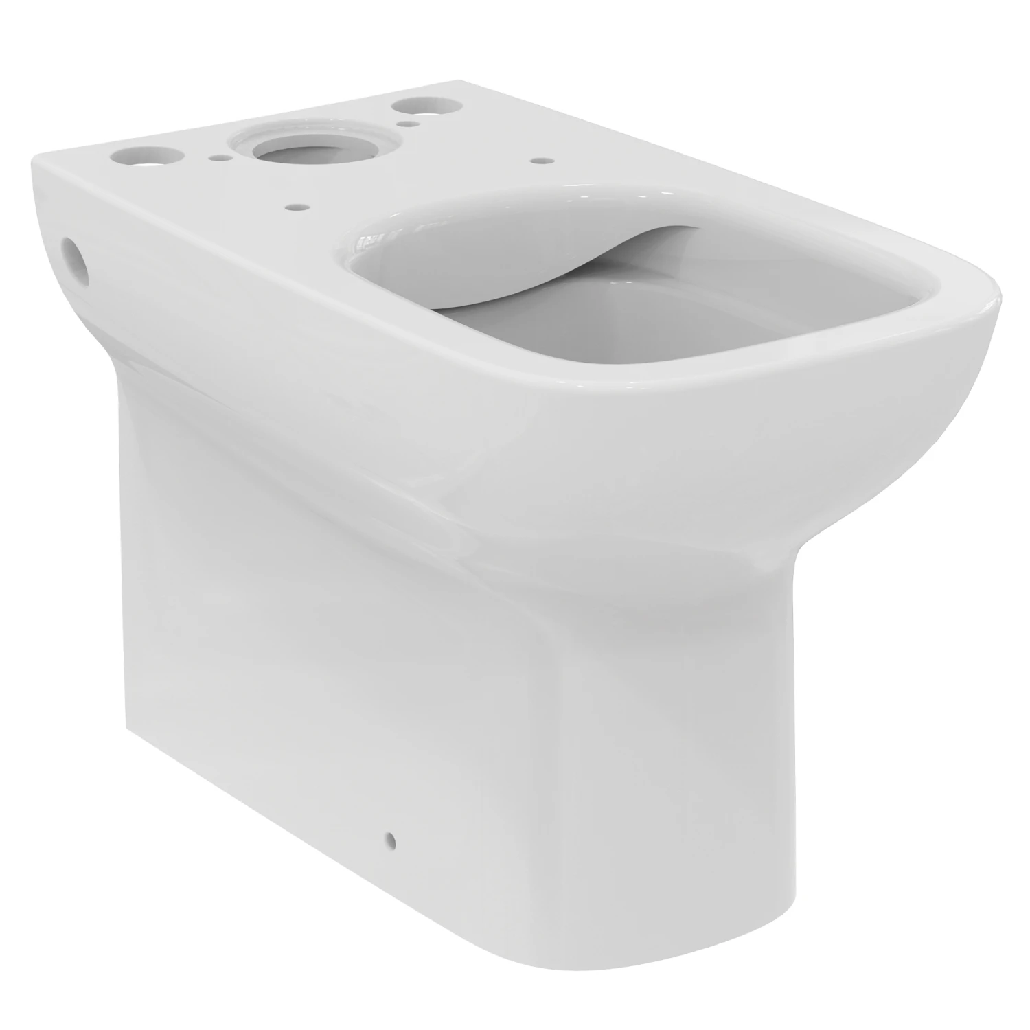 Ideal Standard I.life A Close Coupled Fully Back To Wall Rimless Toilet With Soft Close Seat - 6/4L Dual Flush Cistern 4 Ideal Standard I.life A Close Coupled Fully Back To Wall Rimless Toilet With Soft Close Seat - 6/4L Dual Flush Cistern - Image 4