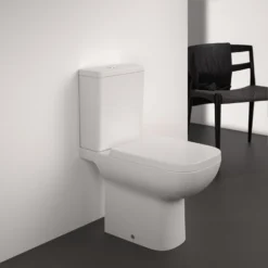 Ideal Standard I.life A Close Coupled Rimless Toilet With Soft Close Seat - 4/2.6L Dual Flush Cistern -Vado Shop ideal standard i.life a close coupled rimless toilet lifestyle