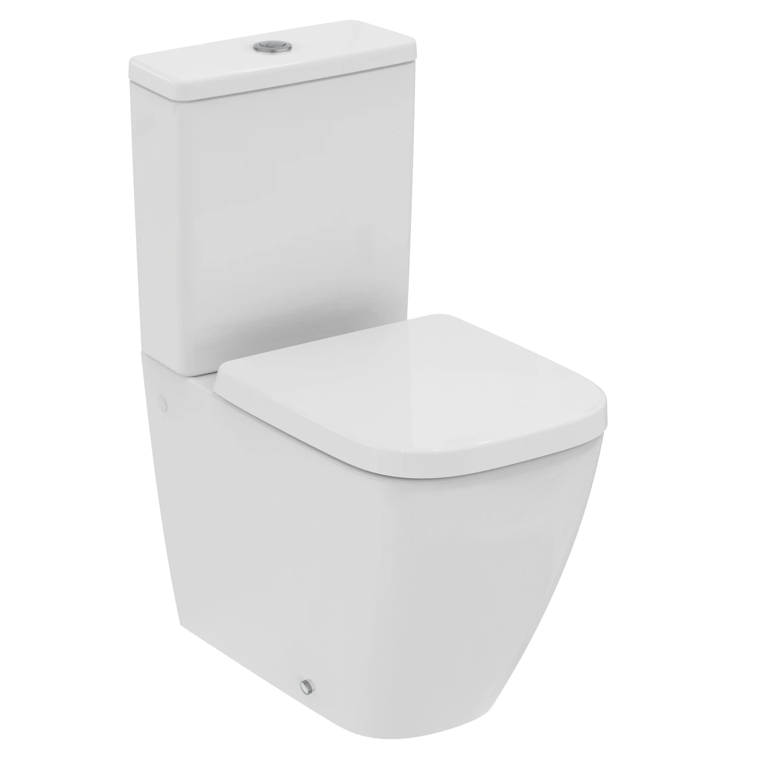 Ideal Standard I.life S Compact Close Coupled Fully Back To Wall Rimless Toilet With Soft Close Seat - 6/4L Dual Flush Cistern 3 Ideal Standard I.life S Compact Close Coupled Fully Back To Wall Rimless Toilet With Soft Close Seat - 6/4L Dual Flush Cistern - Image 3