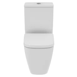 Ideal Standard I.life S Compact Close Coupled Fully Back To Wall Rimless Toilet With Soft Close Seat - 6/4L Dual Flush Cistern 14 Ideal Standard I.life S Compact Close Coupled Fully Back To Wall Rimless Toilet With Soft Close Seat - 6/4L Dual Flush Cistern -Vado Shop ideal standard i.life s close coupled fully btw rimless toilet front