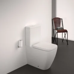 Ideal Standard I.life S Compact Close Coupled Fully Back To Wall Rimless Toilet With Soft Close Seat - 6/4L Dual Flush Cistern 19 Ideal Standard I.life S Compact Close Coupled Fully Back To Wall Rimless Toilet With Soft Close Seat - 6/4L Dual Flush Cistern -Vado Shop ideal standard i.life s close coupled fully btw rimless toilet room set