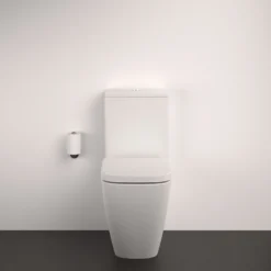 Ideal Standard I.life S Compact Close Coupled Fully Back To Wall Rimless Toilet With Soft Close Seat - 6/4L Dual Flush Cistern 20 Ideal Standard I.life S Compact Close Coupled Fully Back To Wall Rimless Toilet With Soft Close Seat - 6/4L Dual Flush Cistern -Vado Shop ideal standard i.life s close coupled fully btw rimless toilet room set front