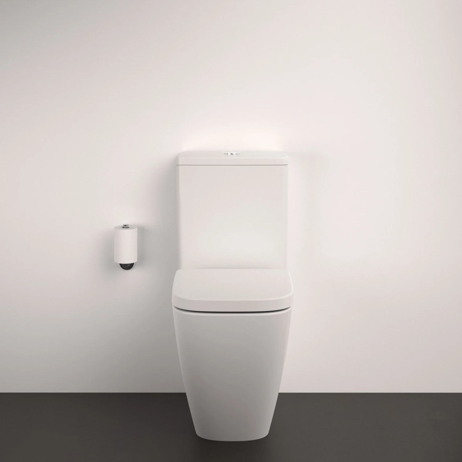 Ideal Standard I.life S Compact Close Coupled Fully Back To Wall Rimless Toilet With Soft Close Seat - 6/4L Dual Flush Cistern 10 Ideal Standard I.life S Compact Close Coupled Fully Back To Wall Rimless Toilet With Soft Close Seat - 6/4L Dual Flush Cistern - Image 10