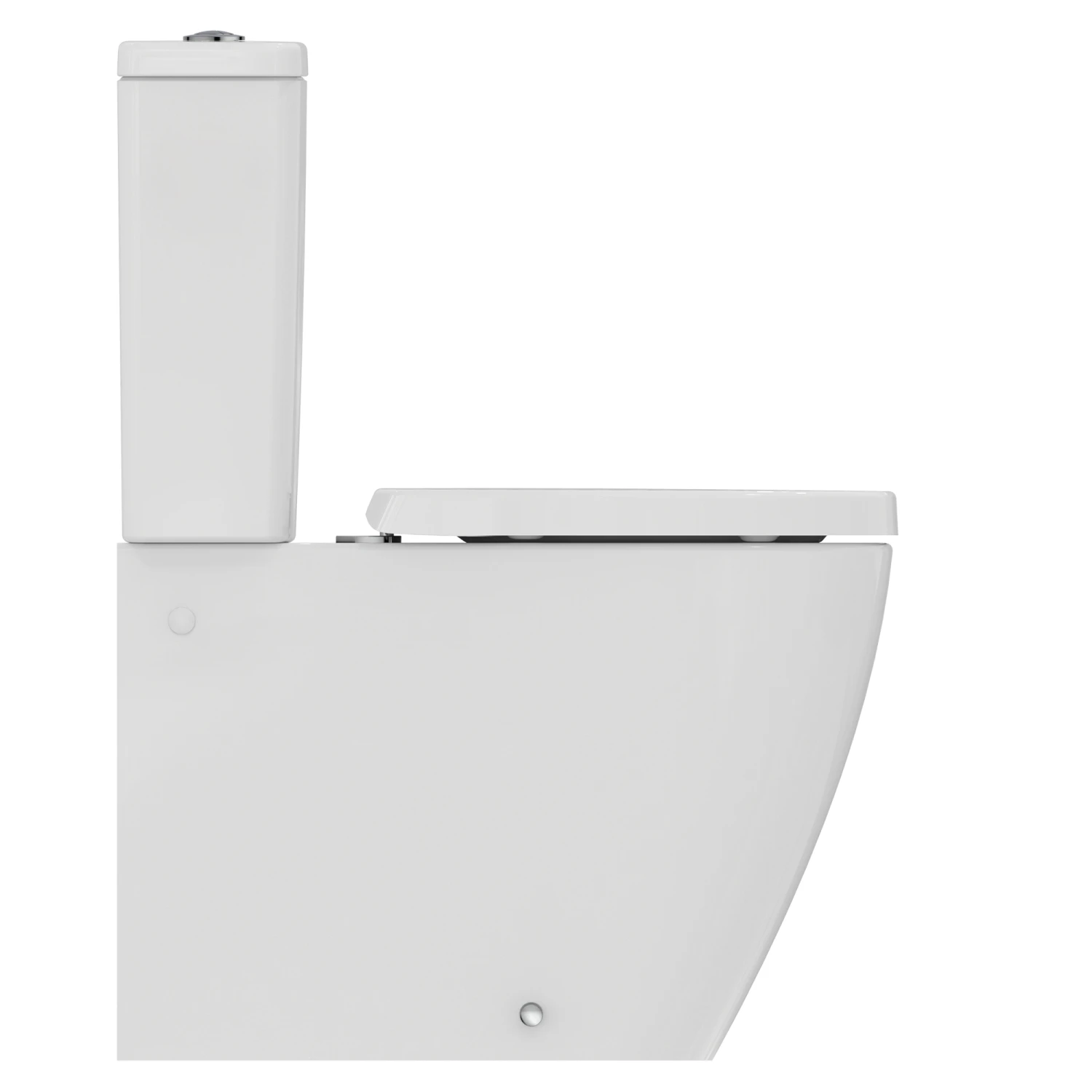 Ideal Standard I.life S Compact Close Coupled Fully Back To Wall Rimless Toilet With Soft Close Seat - 6/4L Dual Flush Cistern 5 Ideal Standard I.life S Compact Close Coupled Fully Back To Wall Rimless Toilet With Soft Close Seat - 6/4L Dual Flush Cistern - Image 5