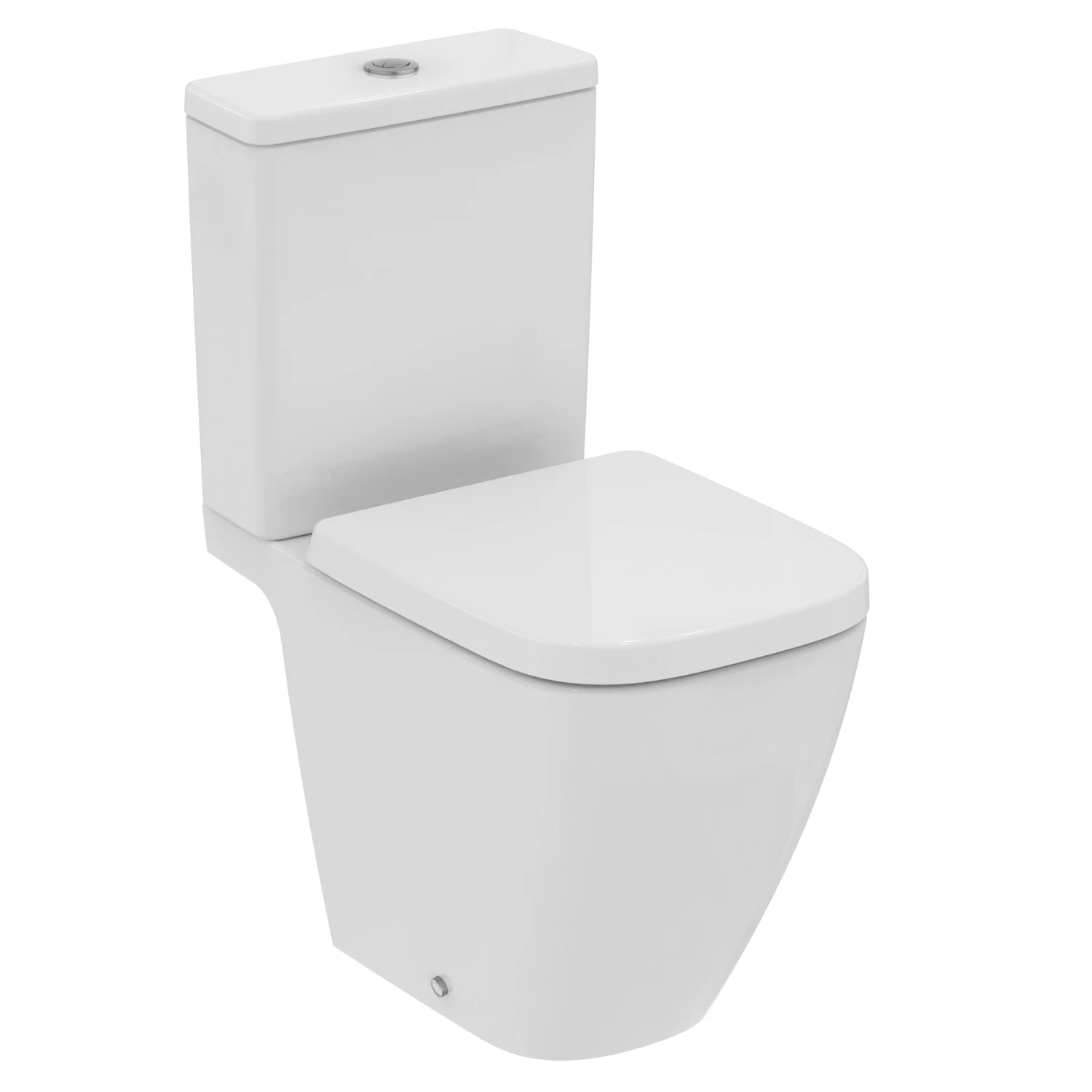 Ideal Standard I.life S Compact Close Coupled Rimless Toilet With Soft Close Seat - 6/4L Dual Flush Cistern 3 Ideal Standard I.life S Compact Close Coupled Rimless Toilet With Soft Close Seat - 6/4L Dual Flush Cistern - Image 3