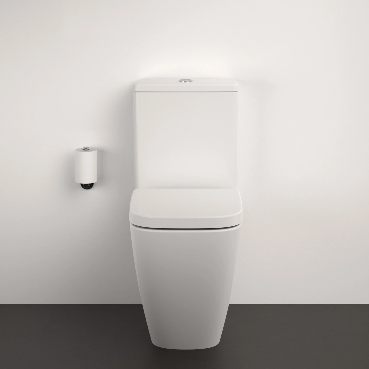 Ideal Standard I.life S Compact Close Coupled Rimless Toilet With Soft Close Seat - 6/4L Dual Flush Cistern 2 Ideal Standard I.life S Compact Close Coupled Rimless Toilet With Soft Close Seat - 6/4L Dual Flush Cistern - Image 2