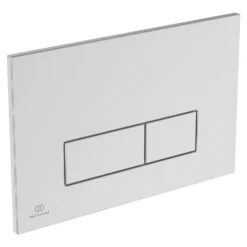Ideal Standard ProSys WRAS Approved 125mm Depth Mechanical Concealed Cistern & Oleas M2 Mechanical Dual Flush Plate - Chrome -Vado Shop ideal standard oleas mechnical flush plate m2 cutout