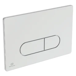 Ideal Standard ProSys WRAS Approved Wall Hung 1150mm WC Frame, Concealed Mechanical Cistern & Oleas M2 Mechanical Dual Flush Plate - Chrome 10 Ideal Standard ProSys WRAS Approved Wall Hung 1150mm WC Frame, Concealed Mechanical Cistern & Oleas M2 Mechanical Dual Flush Plate - Chrome -Vado Shop ideal standard oleas pneumatic flush plate p1 cutout front 1