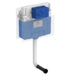 Ideal Standard ProSys WRAS Approved 125mm Depth Mechanical Concealed Cistern & Oleas M2 Mechanical Dual Flush Plate - Chrome -Vado Shop ideal standard prosys 120mm mechanical concealed cistern cutout