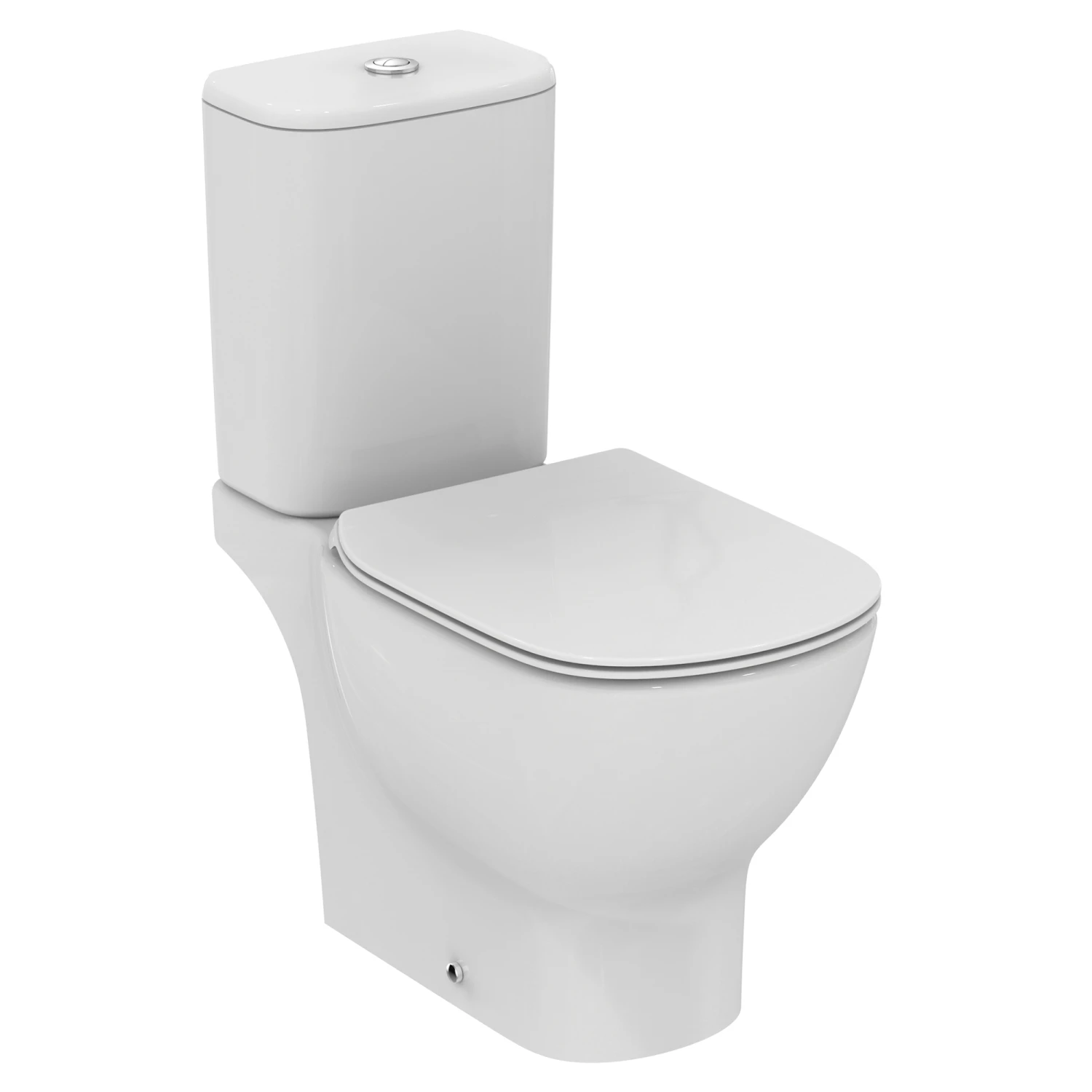 Ideal Standard Tesi Close Coupled Toilet With Aquablade® & Soft Close Seat - 4/2.6L Dual Flush Cistern 3 Ideal Standard Tesi Close Coupled Toilet With Aquablade® & Soft Close Seat - 4/2.6L Dual Flush Cistern - Image 3