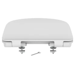 Ideal Standard Tesi Thin White Toilet Seat - Square -Vado Shop ideal standard tesi wafer thin toilet seat back