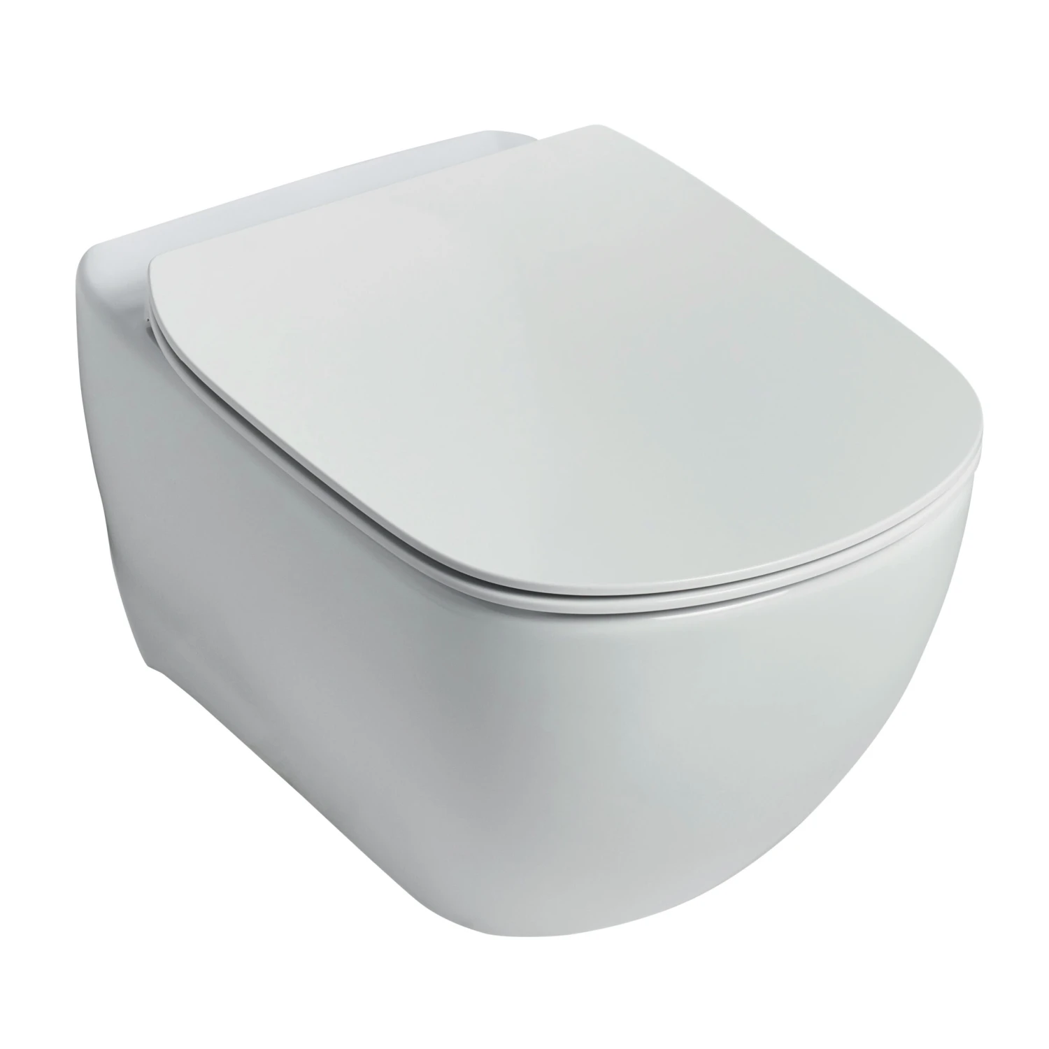 Ideal Standard Tesi Wall Hung Toilet With Aquablade® Flush Technology & Soft Close Seat & WC Frame Cistern With Chrome Flush Plate 3 Ideal Standard Tesi Wall Hung Toilet With Aquablade® Flush Technology & Soft Close Seat & WC Frame Cistern With Chrome Flush Plate - Image 3