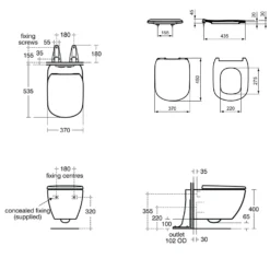 Ideal Standard Tesi Wall Hung Toilet With Aquablade® Flush Technology & Soft Close Seat & WC Frame Cistern With Chrome Flush Plate 21 Ideal Standard Tesi Wall Hung Toilet With Aquablade® Flush Technology & Soft Close Seat & WC Frame Cistern With Chrome Flush Plate -Vado Shop ideal standard tesi wall hung toilet tech