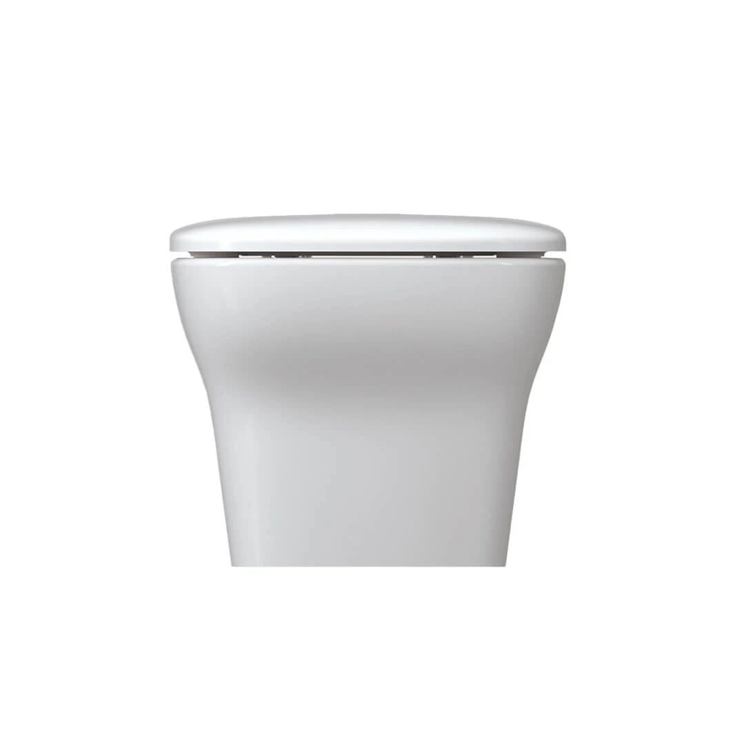 Imex Grace Rimless Wall Hung WC With Slimline Luxury Puraplast Seat Soft Close 3 Imex Grace Rimless Wall Hung WC With Slimline Luxury Puraplast Seat Soft Close - Image 3