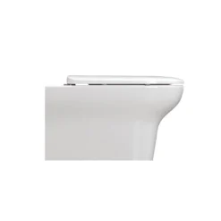 Imex Grace Rimless Wall Hung WC With Slimline Luxury Puraplast Seat Soft Close 10 Imex Grace Rimless Wall Hung WC With Slimline Luxury Puraplast Seat Soft Close -Vado Shop imex grace wall hung rimless 500mm toilet side view cutout1