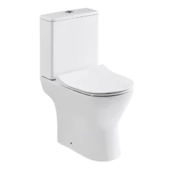 Harbour Acclaim Rimless Close Coupled Toilet & Soft Close Wafer Seat -Vado Shop jacana 2 toilet 3 1