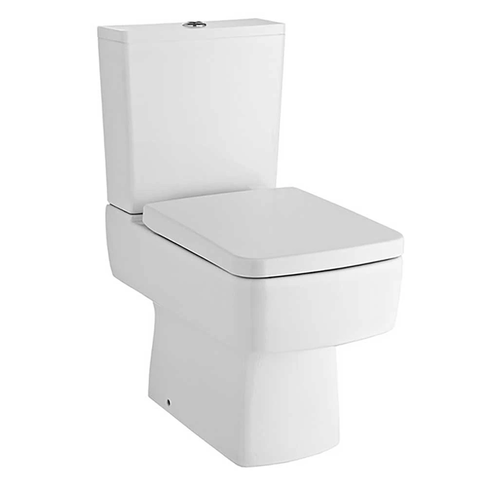 Jack Square Close Coupled Compact Toilet & Soft Close Seat 4 Jack Square Close Coupled Compact Toilet & Soft Close Seat - Image 4