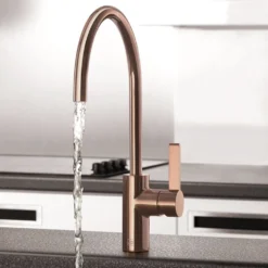 Just Taps Rose Gold Single Lever Kitchen Sink Mixer Tap