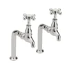 Sagittarius Kensington Bib Taps And Stands - White