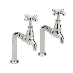 Sagittarius Kensington Bib Taps And Stands - White