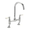 Sagittarius Kensington Lever Bridge Mixer Tap - Chrome