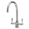 Caple Leval Traditional Twin Lever Mono Kitchen Mixer - Chrome