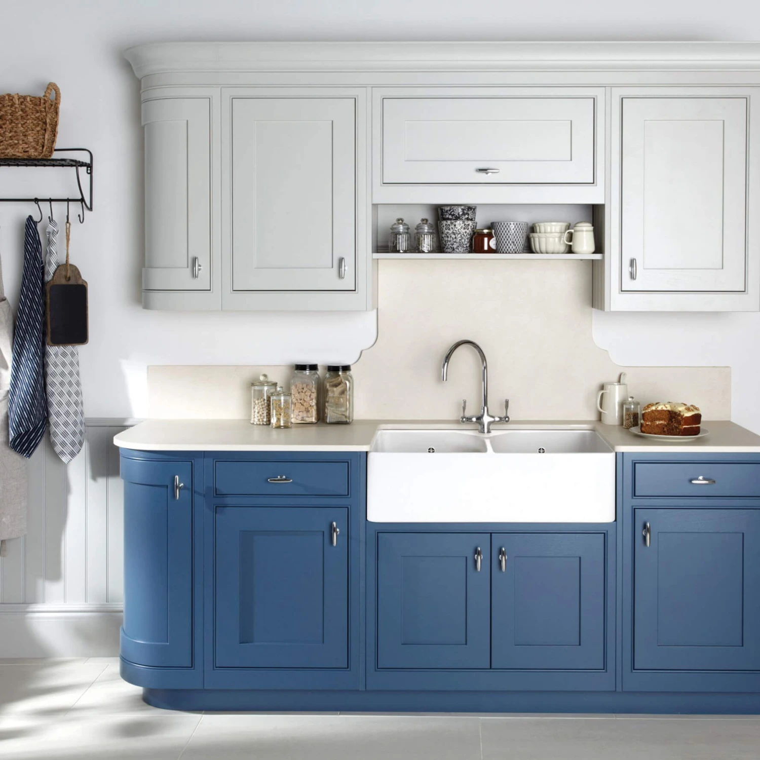 Caple Leval Traditional Twin Lever Mono Kitchen Mixer - Chrome 2 Caple Leval Traditional Twin Lever Mono Kitchen Mixer - Chrome - Image 2