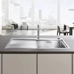 Blanco Linee-S Single Lever Chrome Pull Out Kitchen Mixer Tap -Vado Shop linee s chrome lifestyle 4