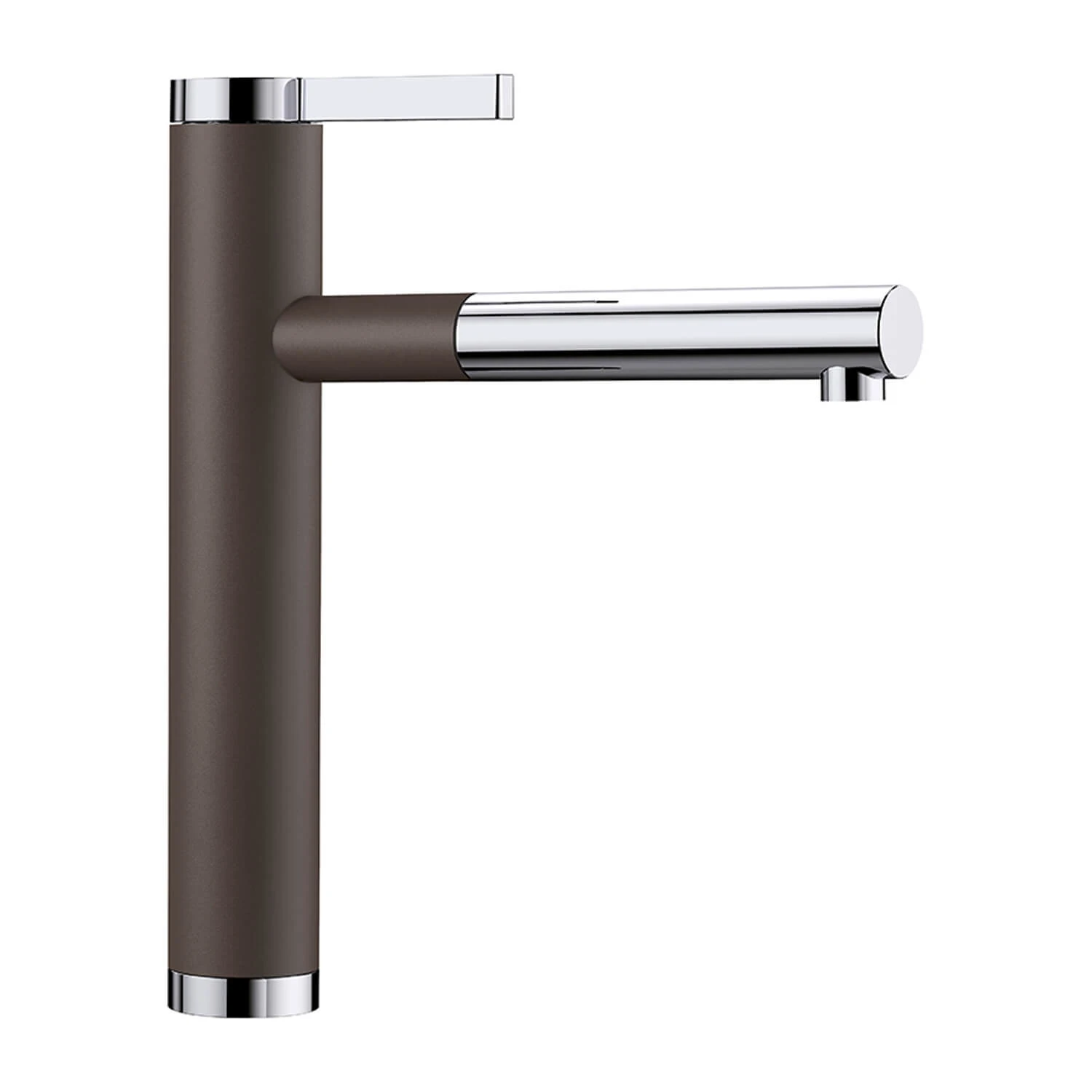 Blanco Linee-S Single Lever Pull Out Kitchen Mixer Tap - Alumetallic & Chrome 6 Blanco Linee-S Single Lever Pull Out Kitchen Mixer Tap - Alumetallic & Chrome - Image 6